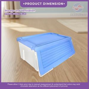 MAXONIC PREMIUM STACKABLE TOY STORAGE BOX | MULTIPURPOSE FRONT OPENING ORGANIZER BIN | KOTAK SIMPANAN