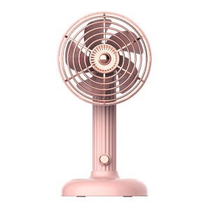 Creative retro desktop handheld fan USB mini charging small fan student childrens fan