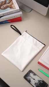Hot-selling printed book cover book bag zippered bag book cover book storage bag for book lovers