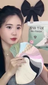 [Mặt To] Sỉ 100 chiếc Khẩu trang 9A ANH TÂM 5 lớp chống nắng gò má tia UV che kín mặt 50kg - 85kg - unicare