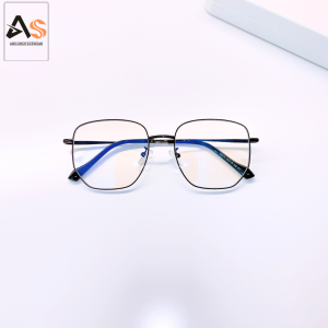 Kính vuông mắt to kim loại thanh mảnh thời trang giả cận 2970A