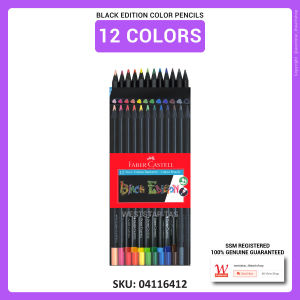 [Weststar TAS] Faber-Castell Black Edition Color Pencils Color Pencil for black paper (12pcs / 24pcs)