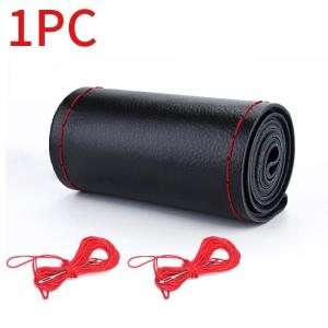 ปลอกหุ้มพวงมาลัยหนังแท้ DIY หนังหุ้มพวงมาลัย(หนังวัวแท้) ที่หุ้มพวงมาลัยแบบเย็บมือ(พร้อมด้ายและเข็ม) ที่หุ้มพวงมาลัย หุ้มพวงมาลัยรถ car accessories interior ปลอกหุ้มพวงมาลัย หุ้มพวงมาลัยรถยนต์ ที่หุ้มพวงมาลัย ที่หุ้มพวงมาไล พวงมาลัยแต่ง อุปกรณ์ในรถ