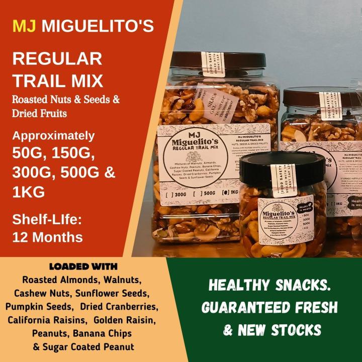 Regular Trail Mix, Nuts and Seeds with Dried Cranberries, Sweetened ...