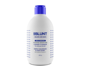 BBLUNT Intense Moisture Conditioner with Vitamin E & Jojoba for Dry & Frizzy Hair - 250 g