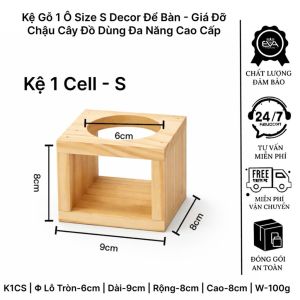 Kệ Gỗ Trồng Cây Thủy Sinh Để Bàn Decor - Bình Hoa Thủy Tinh Phong Cách Vintage Trang Trí Nhà Cửa
