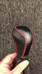 For Hyundai Santa Fe/Tucson 2015-2018 Gear Shift Cover Stitch Leather