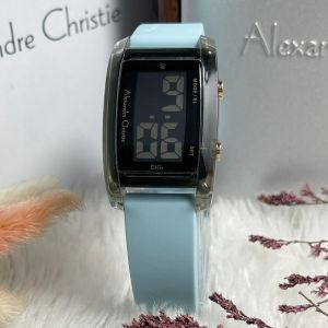 Jam Tangan Wanita Alexandre Christie AC 9346 AC9346 AC 9345 AC 9366 Original Garansi Resmi 1 Tahun - Rubber & Stainless Steel