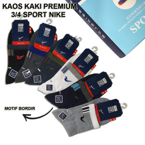 QISHEN Kaos Kaki Olahraga Premium Bahan Cotton Combed