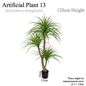 ⭐DRACAENA MARGINATA⭐ Artificial Plant Decor Tree Indoor Plant Decoration Plant Home Decor Office Plant Lobby Plant Decoration Artificial Greenery Indoor Tree Artificial Plant Decoration Indoor Plant Decor for Home Office Hotel Lobby Interior Decoration