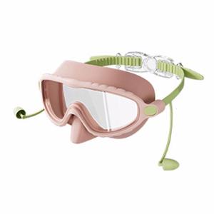 Kids Swim Goggles Wide View Swimming Goggles for Boy Girl Teen 3-16 Frogs Resistant Children Swim Glasses with Earplugs