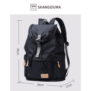 MOYYI Túi vải cho nam giới Ba lô phụ nữ huấn luyện viên Hành Lý Du Lịch Thời Trang Ba lô người đàn ông không thấm nước