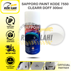 Cat Semprot Aerosol Sapporo 7550M Clear Doff Spray / Pylox / Pilox 300ml