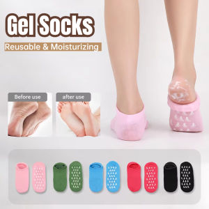 1Pair Gel Socks Heel Moisturizing SPA Care Foot Care Socks Deep Repair Beauty Foot Mask Lotion Whitening Socks for Female
