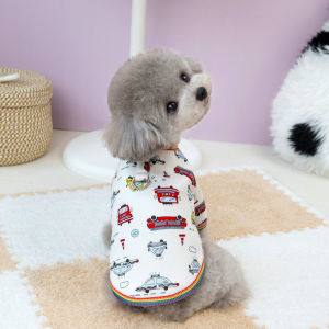 DY yêu thú cưng dễ thương quần áo Mô hình tàu mềm mại và thoải mái cao cổ Chihuahua