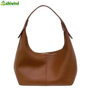 กระเป๋าสะพายไหล่ผู้หญิงหนัง PU สไตล์วินเทจ ทรงคลาสสิกใช้งานได้จริงในชีวิตประจำวันและออกนอกบ้าน สีดำ น้ำเงิน