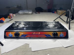 Single Burner And Double Burner Gas Stove ICOOK IC-223 Household gas stove Stainless Steel Frame And Body Copper Lgnition Safe And Easy To Clean Rust Prevention