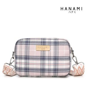HANAMI Tas Selempang Wanita TA1100P3 Sashi Pink Cantik Simple Soft Anti air Korean Kekinian Style