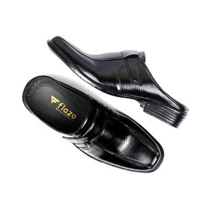 Flazo Sandal Sepatu Pria Slop Bustong Semi Formal Z12
