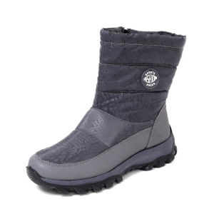 Ống Giày Nữ Tuyết Kích Thước Lớn Giày Ấm Nữ Giày Có Khóa Kéo Nữ Giày Thoải Mái Thường Ngày Botas Mujer Giày Mùa Đông