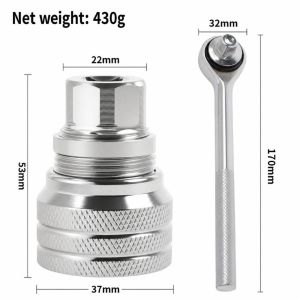 TEN 1Set 10-19mm Universal Socket Wrench Set 3/8in Bar Rustproof Power Drill Adapter High-hardness Adjustable Magic Socket Multifunctional Tool