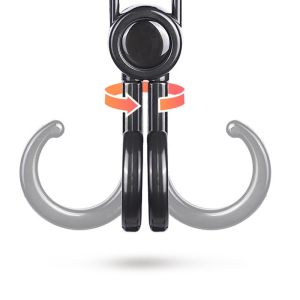 1Pcs Electric car stroller universal auxiliary double hook baby and child stroller hanging bag storage an P2442