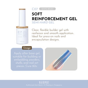 【Vainpot-SG】MODING Basic Functional Soak Off Gel Collection 15ml | Base / Builder / Top / Matte / Blooming / Chrome / Peel-Off Gel