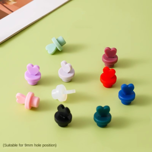 SZXBOGS Love Bottle Dust Plug Silicone Reusable Glass Straw Hole Silicone Stopper Cute Drinkware Decorative Bottle Stopper Cap Water Glass Bottle