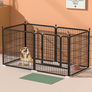 【Local Shop】6pcs Dog fence Pet fence 60*60*120CM Indoor outdoor Small and medium-sized dog cage protection isolation Multifunctional DIY folding dog fence.