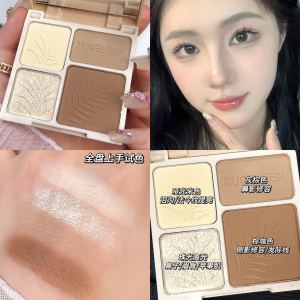 2026 GF4 Color Highlight Contour Palette Face Shading Grooming Powder Makeup Face Contouring Makeup