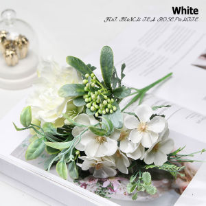 Simulation wedding tea bouquet wedding photography model home decoration artificial flowers artificial flowers