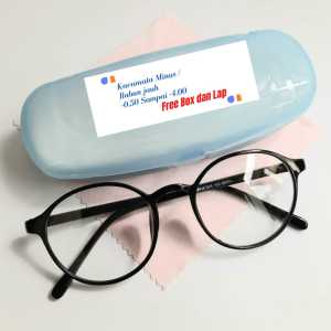 Kacamata Lensa Minus Ukuran 0.50 Samapi 400 Unisex Sunglasses Vintage Wanita Pria