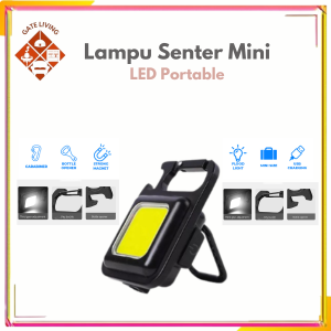 Lampu Senter Mini Super Terang Flashlight LED Portable