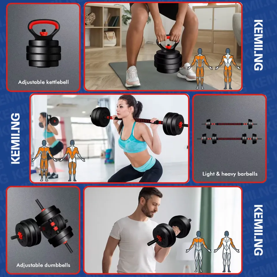 Kemilng Dumbbell Set up to 24kg High Quality Adjustable weight
