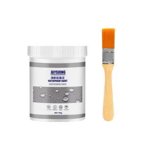 Jaysuing waterproof glue sealant (100g plus brush) bathroom kitchen exterior wall non-smashing brick leak repair paint waterproof glue