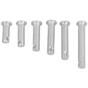 10Pcs Single Hole Clevis Pin Replacement Fasteners Flat heads Cylindrical Pin for Industrial Easy to Install