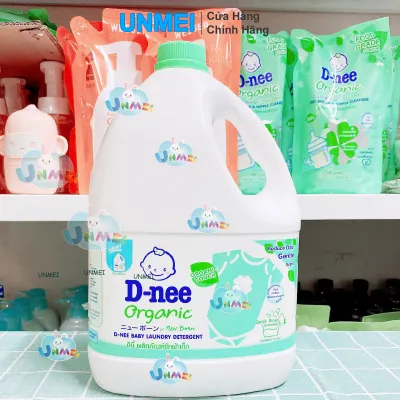 Nước Giặt Quần Áo Trẻ Em An Toàn Cho Da Bé D-NEE 3000ml Đủ Màu Xanh Dương Xanh Lá Tím Hồng Tím Sweet Dream- Hàng Chính Hãng Dnee Bán Tại Unmei Trading