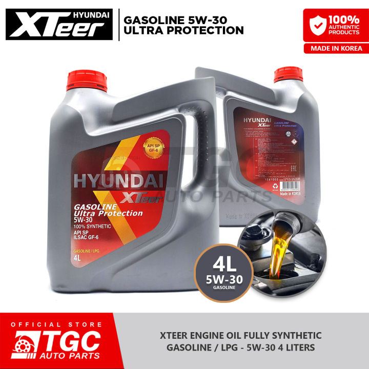 Xteer Gasoline Ultra Protection 5W-30 API-SP Fully Synthetic Engine Oil ...