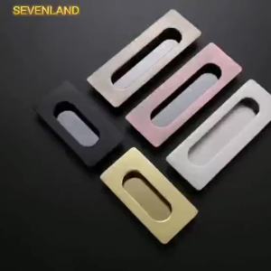 Concealed Cabinet Handle Door Handle Drawer Handle Invisible Wardrobe Handle Concealed Handle For Sliding DoorBlack