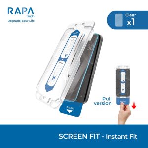 [Set iPhone 17] RAPAtech Phone Case ICE with Nano Clear Technology & Anti Reflective Screen Protector for iPhone 17 / 17 Air / 17 Pro / 17 Pro Max