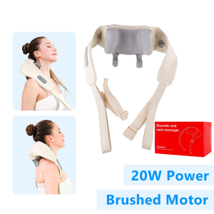 Foreverlily 26W Cordless Neck and Shoulder Massager with Heat Therapy Deep Tissue Kneading and 2000mAh Battery