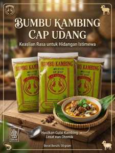 Bumbu Kambing rendang cap udang 60gram