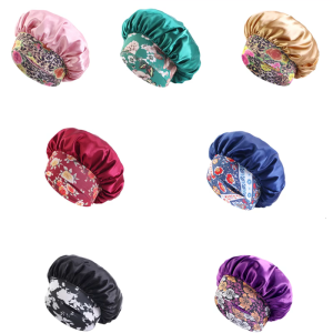 Premiums Satins Hair Bonnet Double Sided Hair Protecting Hat for Nighttimes and Thick Hair Protection
