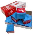 12 Pcs Kapur Billiard Biru Chalk Billiard Cuk Chalk Kualitas Premium Billiard Chalk. 