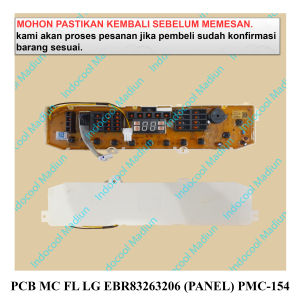 PANEL / MODUL MESIN CUCI / PCB MESIN CUCI FRONT LOADING LG EBR83263206 (PANEL) PMC-154