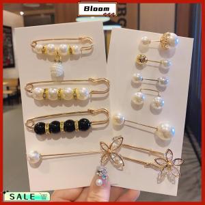 Follow Get New[Bloom Z] 4 6Pcs Womens Clothing Brooch Set Rhinestone Brooches Jeans Skirt Waist Fixed Clothes Waist Buckle Clip Tightening Waist Pin Diy Accessories