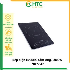 Bếp từ đơn Nanoco Model NICS647 (cảm ứng công suất 2000W dòng mỏng)