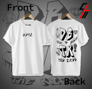 DBTK GRAFITTI Inspired design silk screen print shirt rubberized cotton 200g