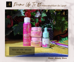 MBC Skin Mandela Beauty Care Skincare Wajah With DNA 6x Lipat Whitening Untuk Semua Jenis Kulit Aman Bpom