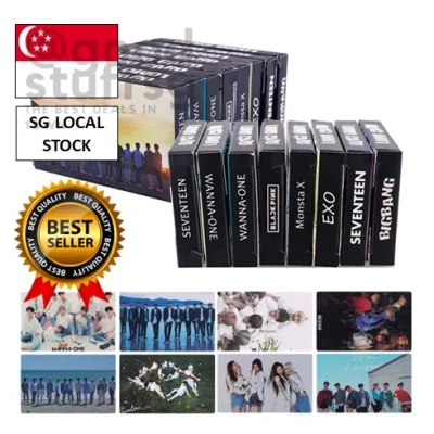 [SG FREE ] 30PCS KPOP SEVENTEEN EXO WANNA ONE LOMO Photo Fans Card Official Postcards